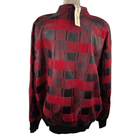 Gold Flava women's black/red jacket size 26 - Picture 2 of 3